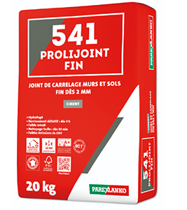 Joint carrelage 541 PROLIJOINT FIN - 20kg blanc - 2 à 12mm